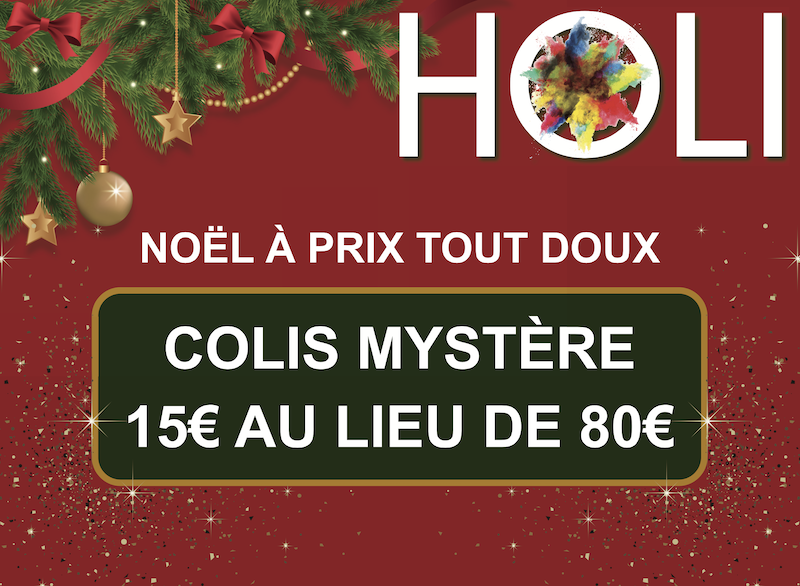 COLIS MYSTÈRES DE NOËL HOLI ET SES MARQUES PARTENAIRES